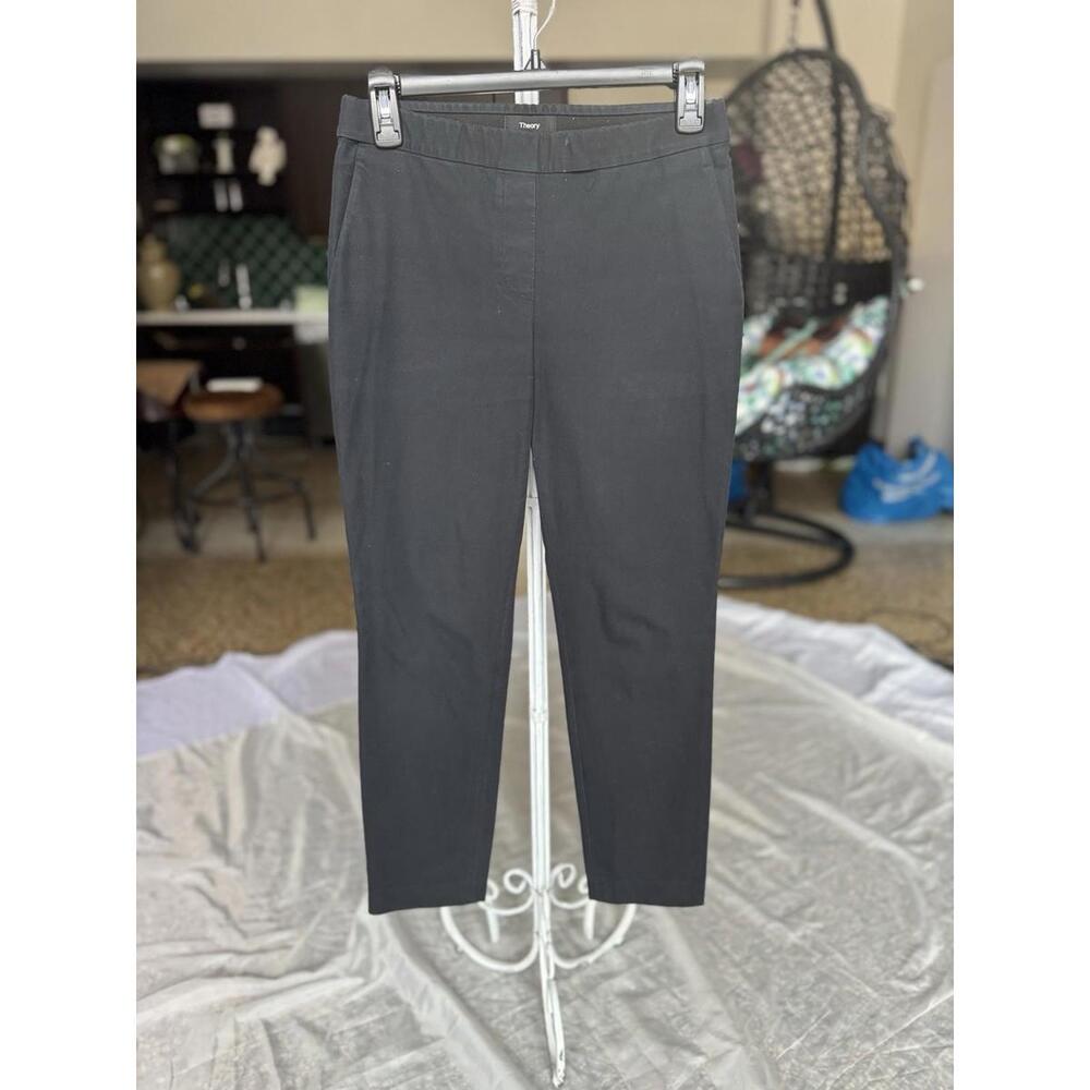 Theory Black Pants Womens Sz 0 Or Xs